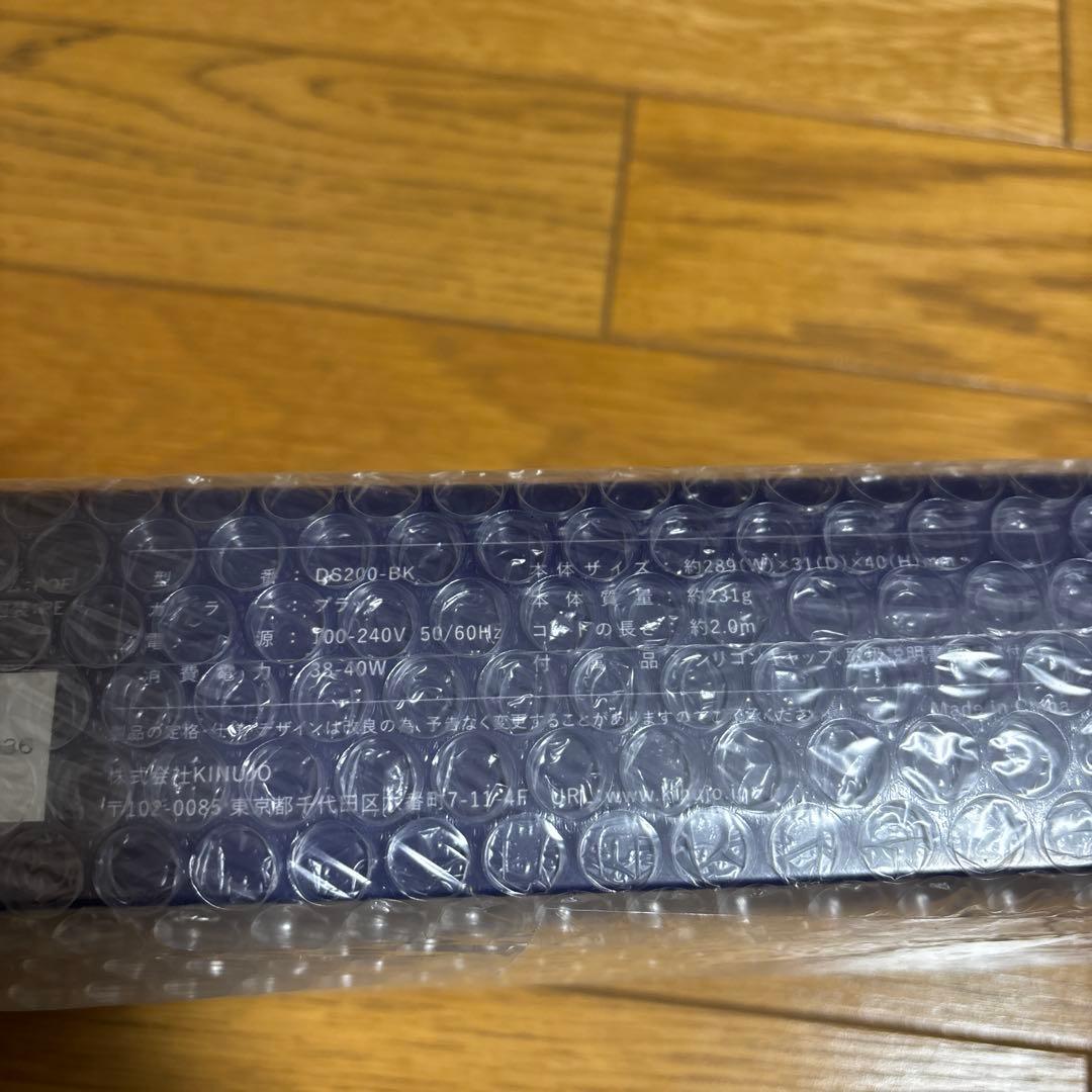【新品】絹女 KINUJO W ワールド ストレートヘアアイロン ブラック