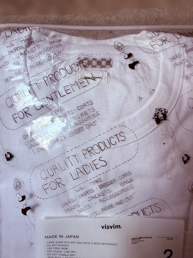 新品 visvim SUBLIM JUMBO 3-Pack S/S Size-2