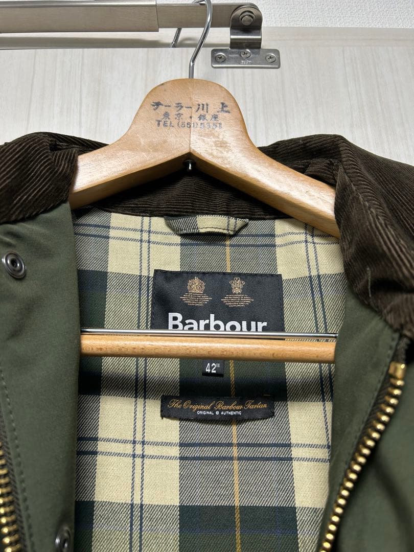 Barbour ノンオイル　NEW BURGHLEY JACKET 2LAYER