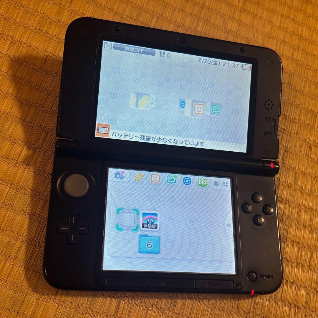 ニンテンドー3DS LL ブラック 本体 動作確認済み