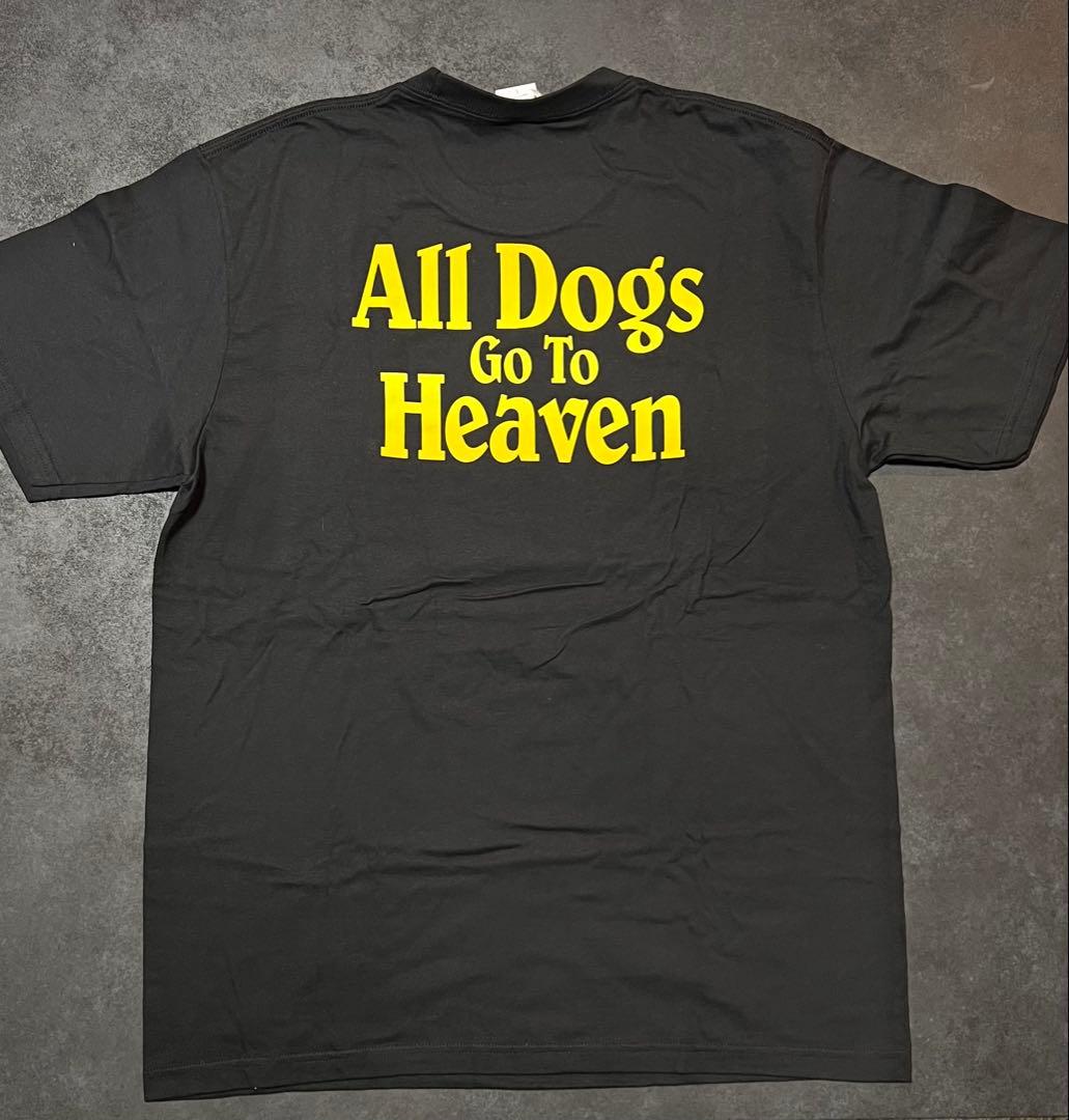 トップス Supreme All Dogs Go To Heaven tee black