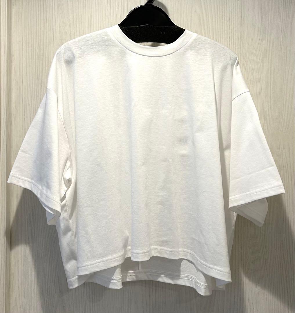 【ENFOLD】BOX WIDE T-SHIRT ホワイト