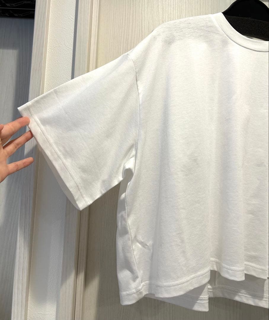 【ENFOLD】BOX WIDE T-SHIRT ホワイト