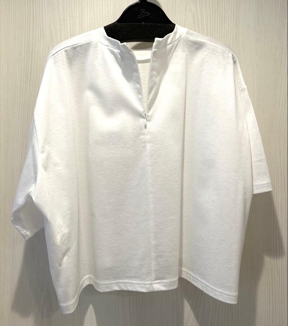 【ENFOLD】BOX WIDE T-SHIRT ホワイト