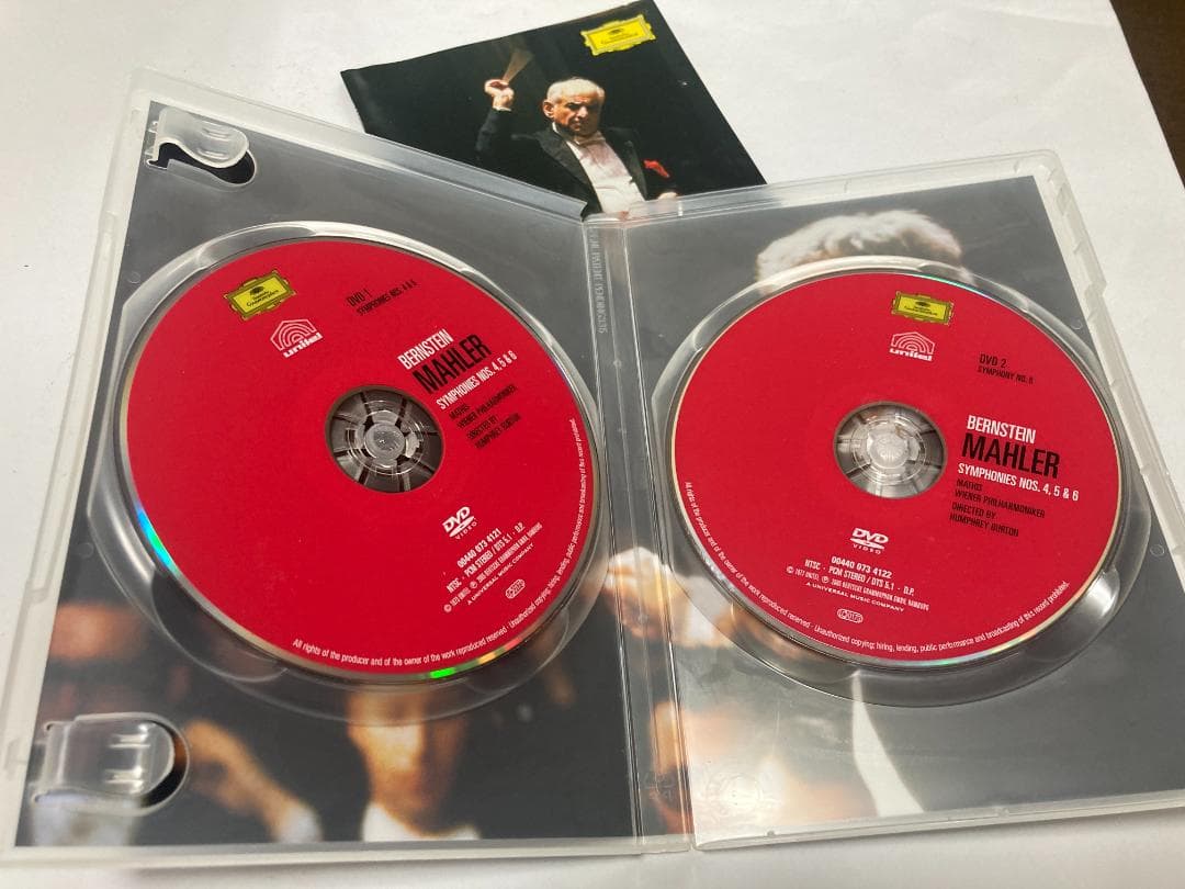 バーンスタイン　マーラー交響曲全集　DVD-BOX（棚８７）