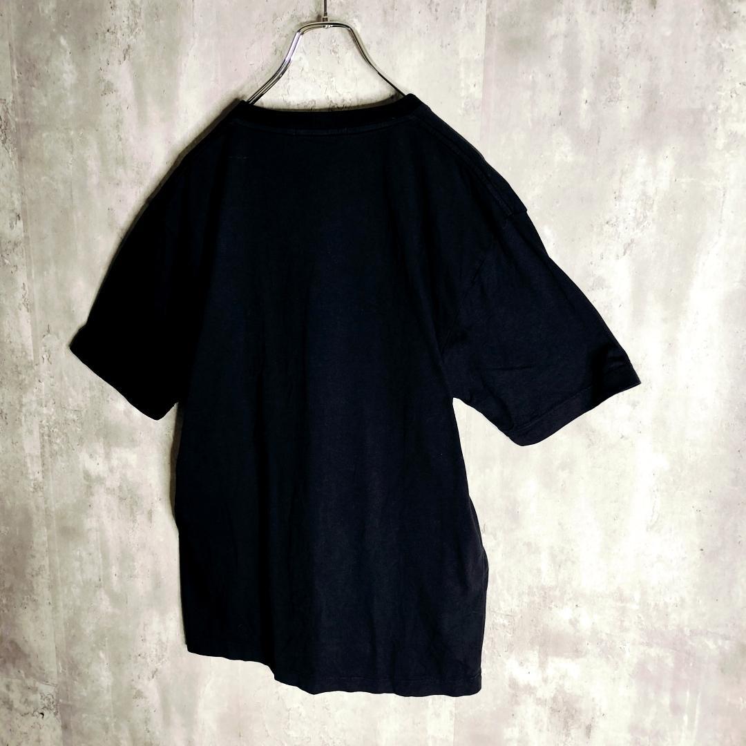【美品】ストーンアイランド センターコンパスビッグロゴ 刺繍 半袖Tシャツ M