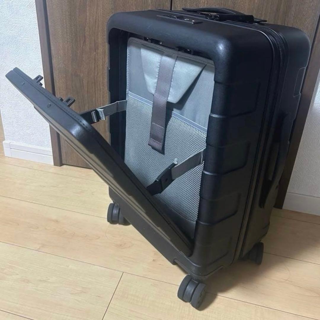 【無印良品　人気のフロントオープンタイプ】 機内持ち込み可　キャリーケース　軽量