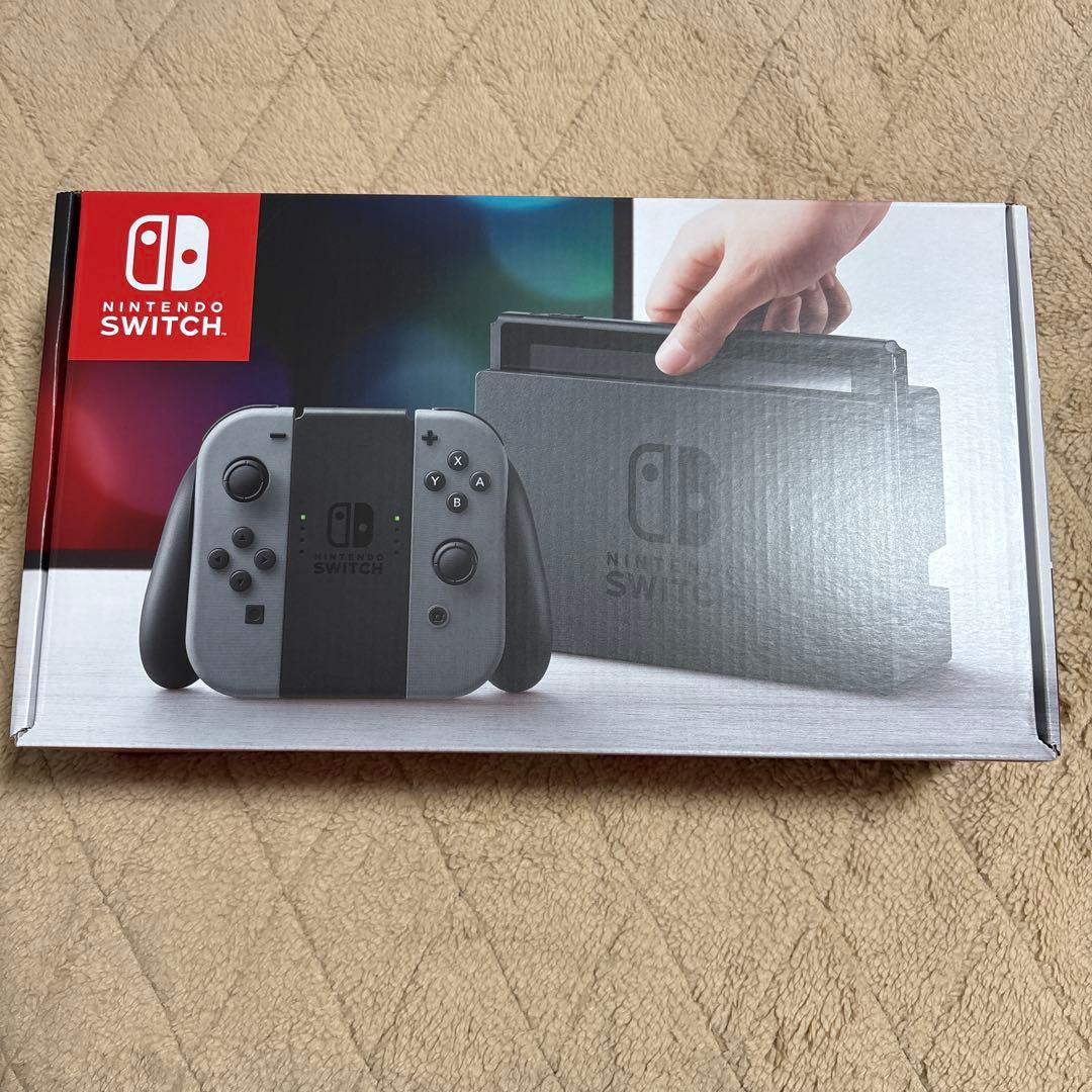 Nintendo Switch 本体 グレー 付属品完備　箱付き