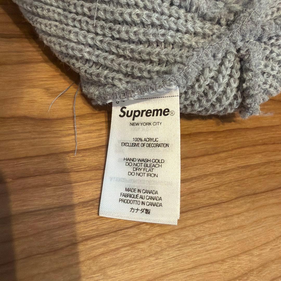 Supreme ビーニー グレー