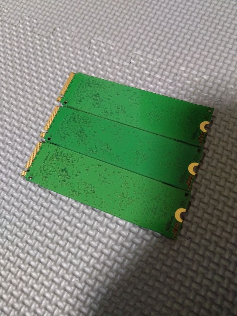 動作確認済み M.2 NVMe SSD 256GB 3枚セット