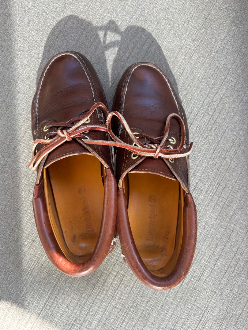 Timberland 3eyes 7.5 25.5cm バーガンディ