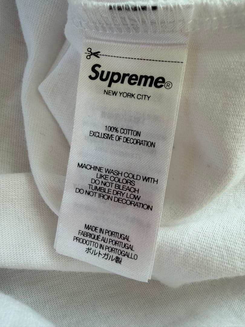 supreme small box tee white Mサイズ
