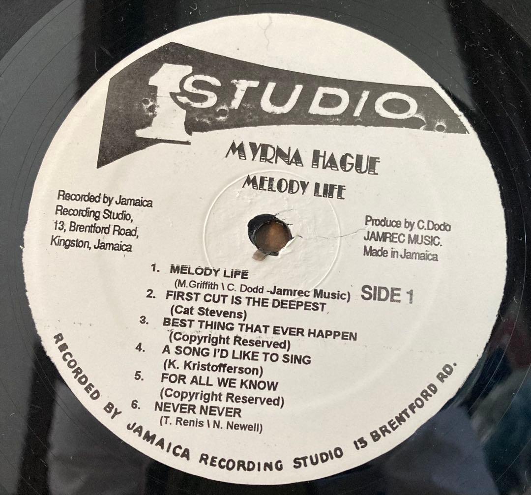 Myrna Hague - Melody Life LPレコード