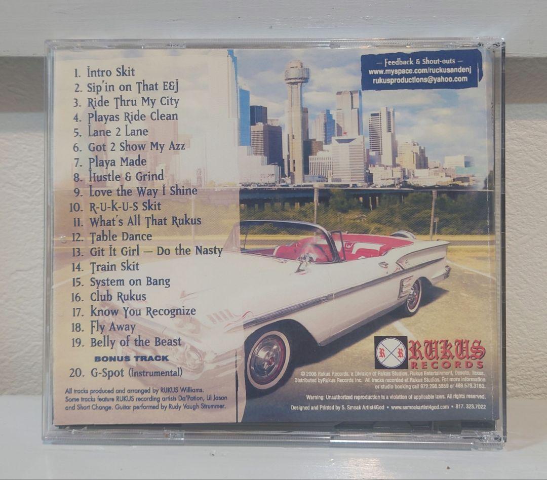 G-RAP【RUKUS ＆ E-N-J】PLAYAS RIDE CLEAN