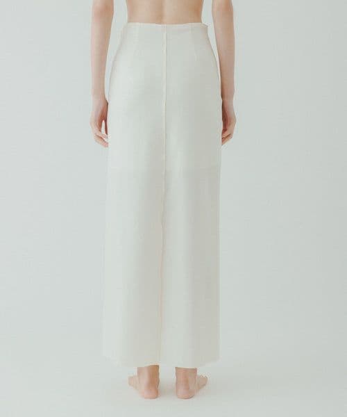 【ё BIOTOP】Wool sheer tight skirt