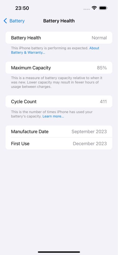Apple iPhone 15 プラス ブラック 128GB