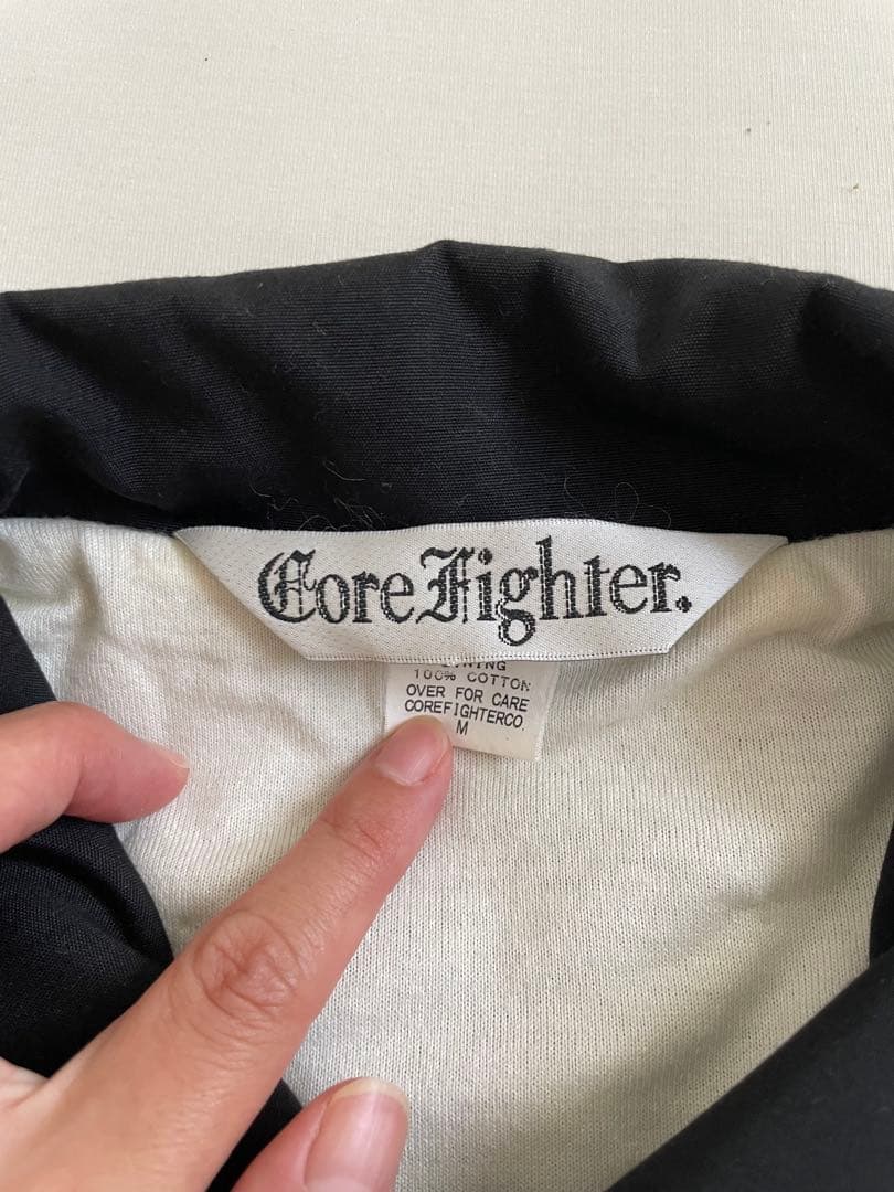 CoreFighter コアファイター　ブラック アウタージャケット