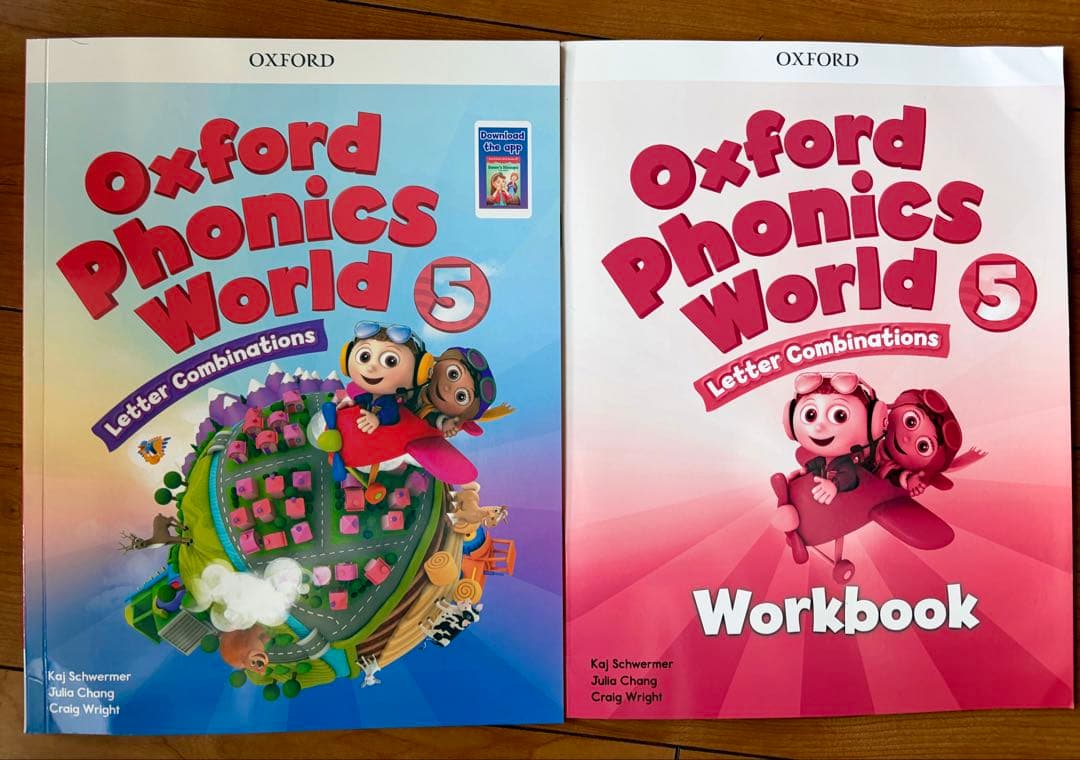 Oxford Phonics World 1-5英語教材10冊セット　音声付き