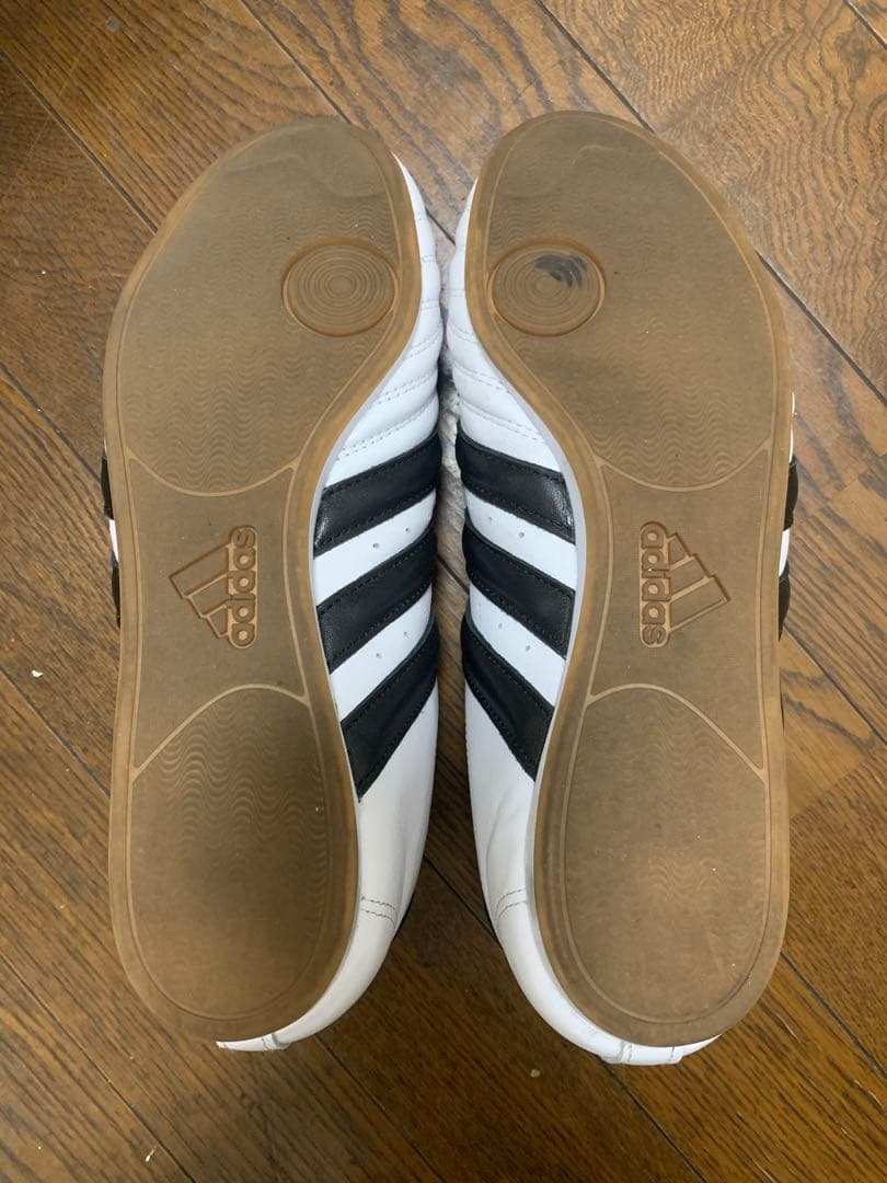ホワイトとブラックのadidas TAEKWONDO W 27cm