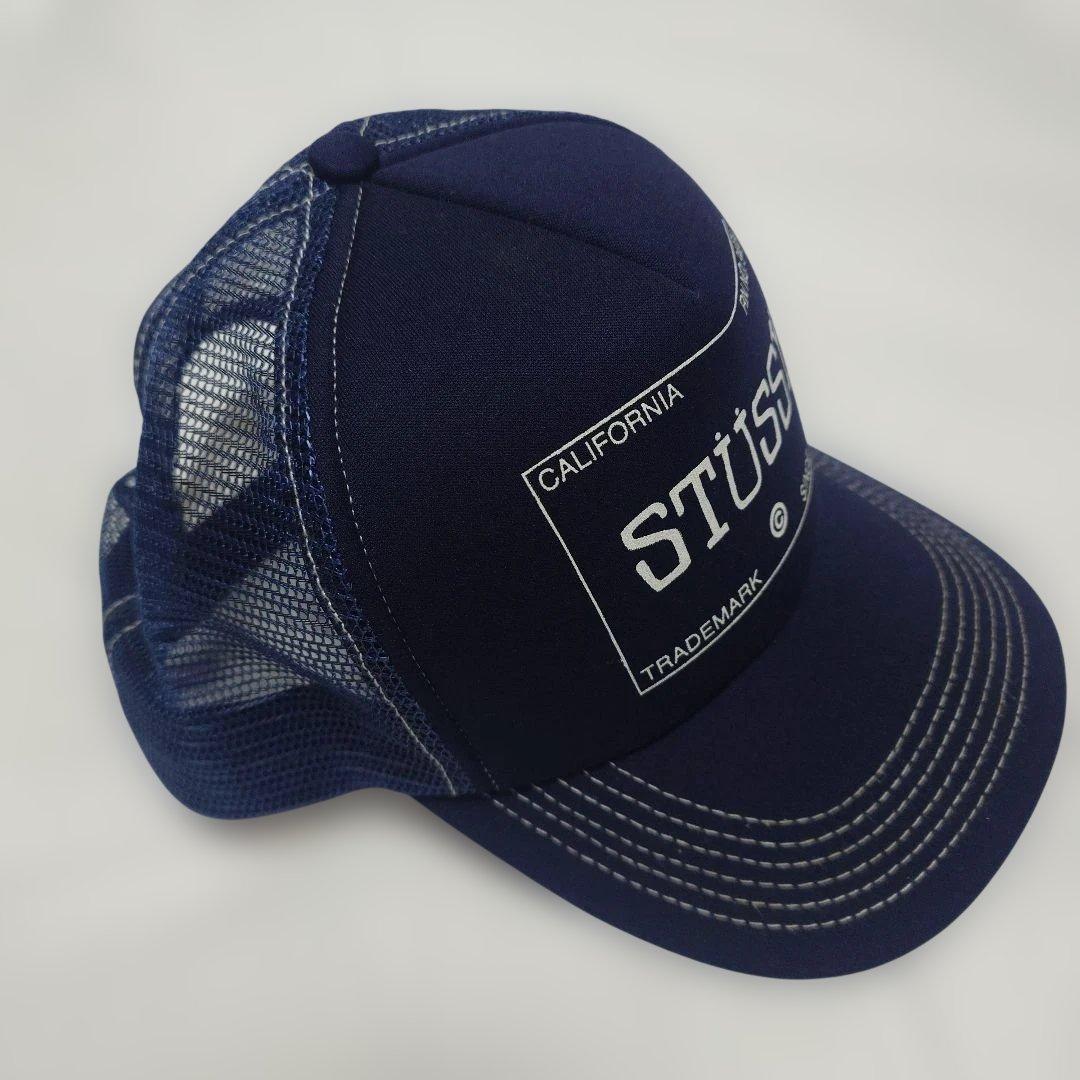 【最終値下げ】STUSSY キャップ ネイビー カリフォルニア