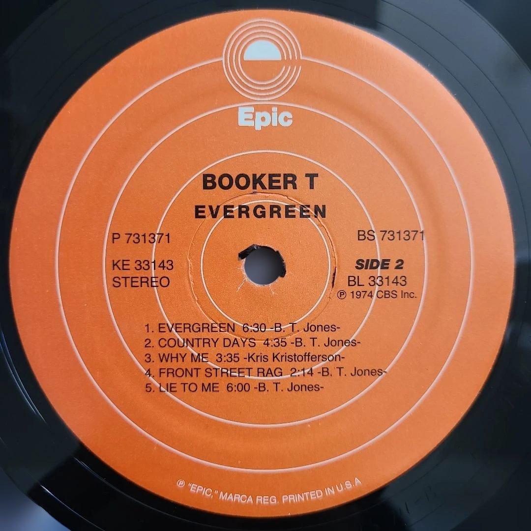 ★ＵＳ１８０g重量盤★『EVERGREEN』BOOKER T