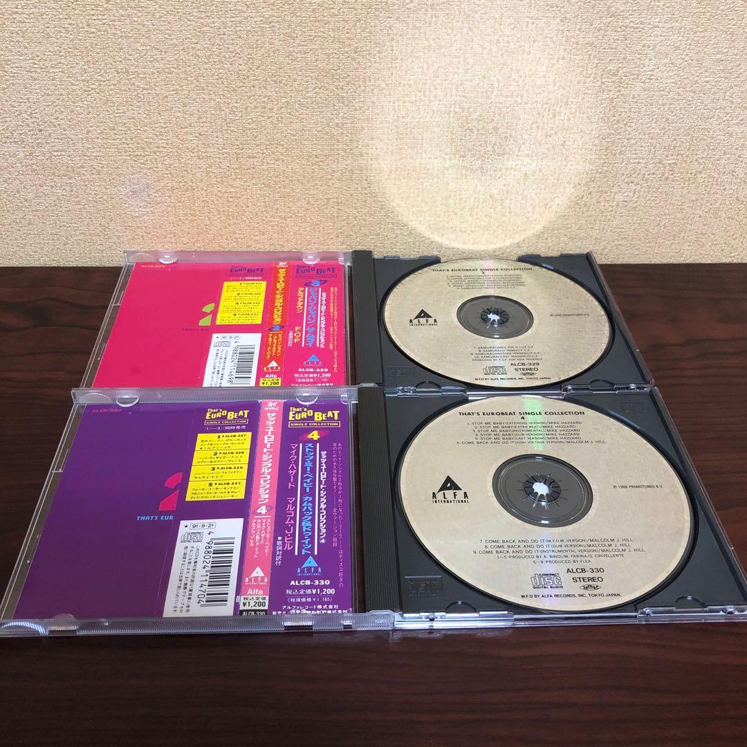 CD☆5枚／ザッツ・ユーロビート・シングルコレクション／VOL.1〜5／帯あり