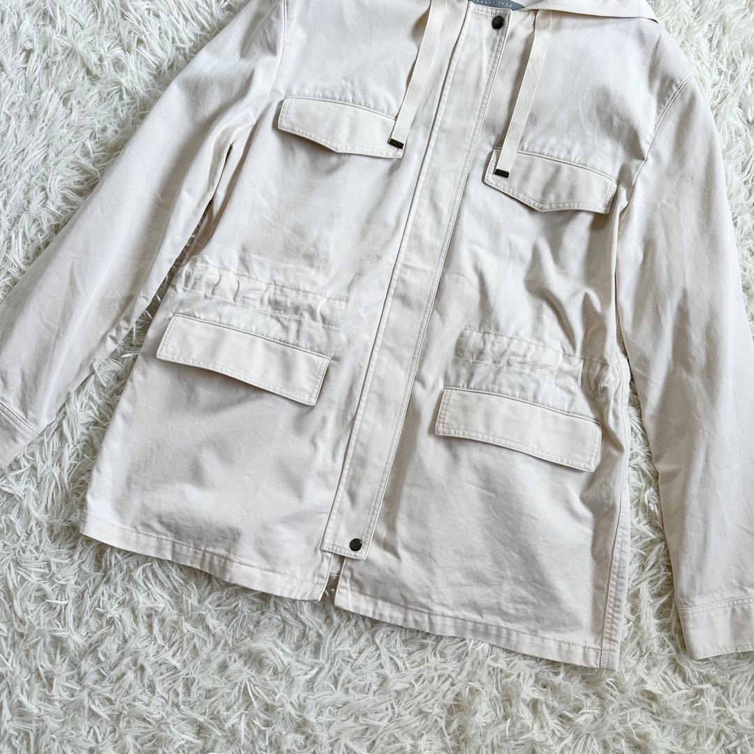 【着用短時間2回♡未使用級】セオリーリュクス　コットンドロストフードジャケット