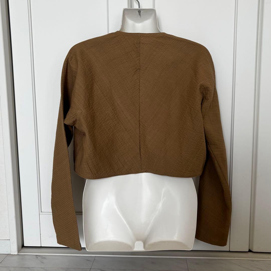 ISSEY MIYAKE HaaT 刺繍デザインボレロ サイズ2 ショート丈