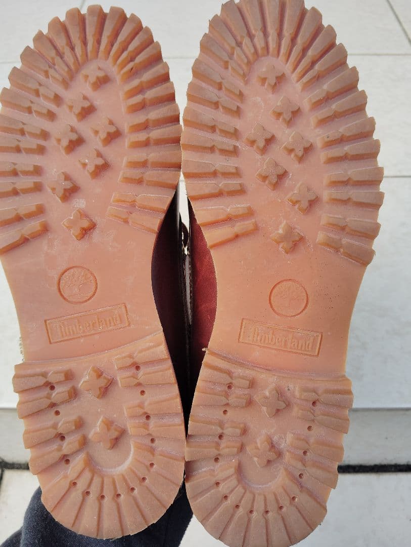 Timberland 3アイバーガンディ デッキシューズ