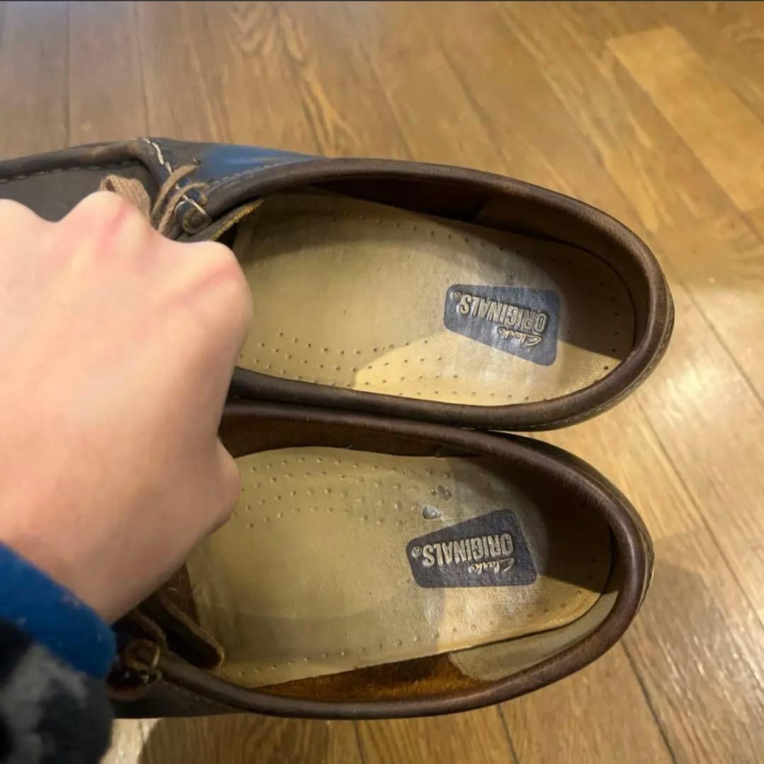 【美品】クラークス ワラビー レザー 26