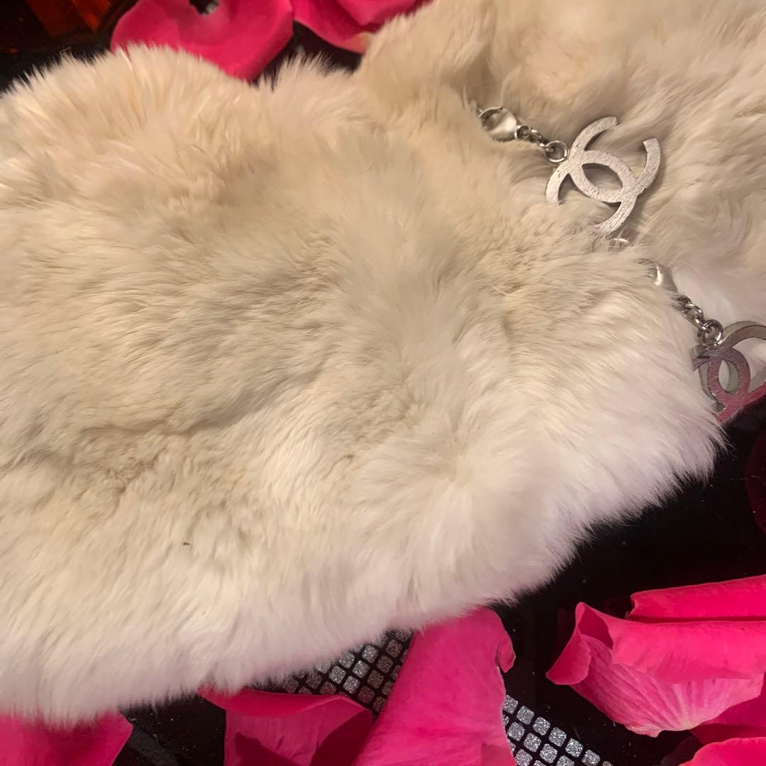CHANEL ラパン　ティペット　アイボリー　破格