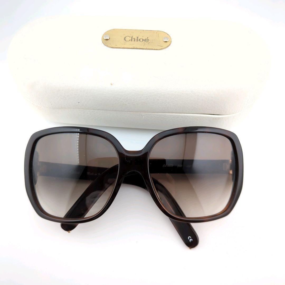 Chloé クロエ サングラス ブラウン グラデーション ケース付