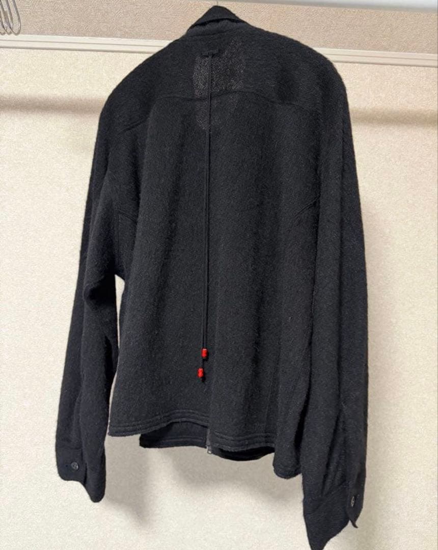 アンセルムANCELLM 25AW SHAGGY ZIP UP SHI