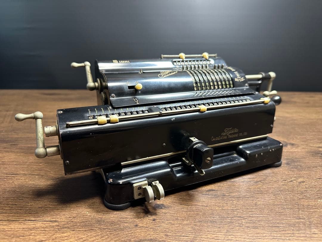 TIGER 機械式計算機　タイガー 手回し アンティーク 手動式カリキュレータ