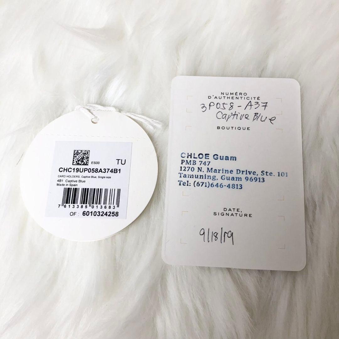 【良品】Chloe 三つ折り財布 トリフォールド コンパクト ウォレット