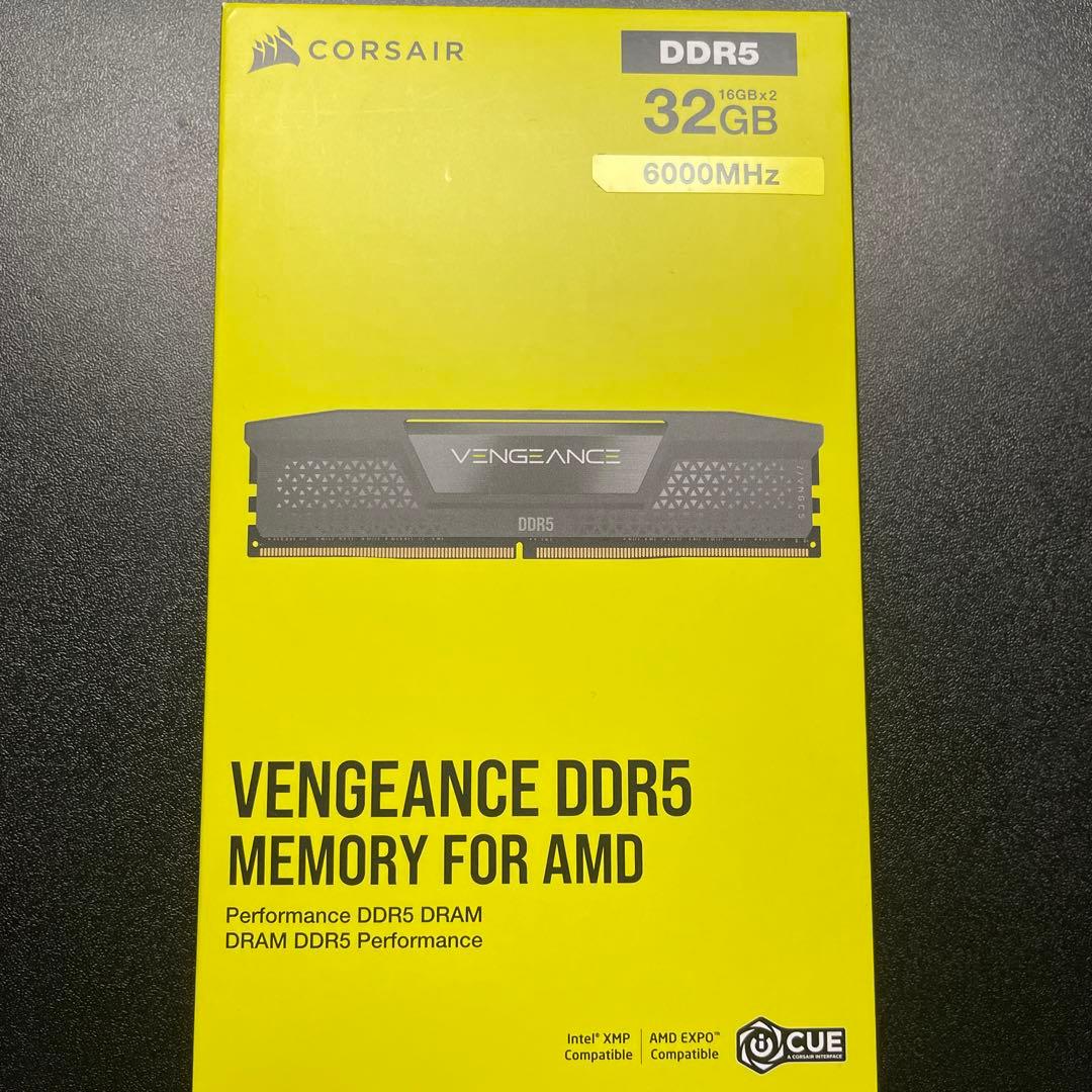 メモリー Corsair Vengeance DDR5 32GB 6000MHz