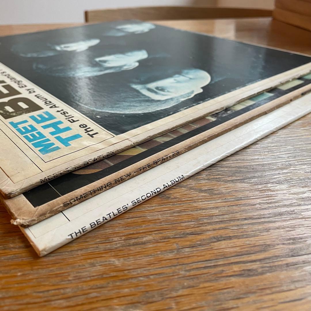 米盤３点 BEATLES レコード LP ビートルズ アナログ盤 ジョンレノン