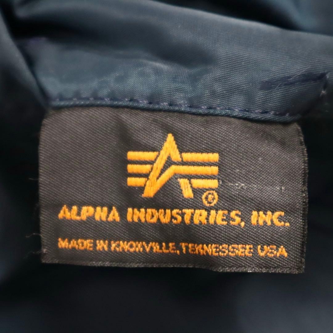 90s USA製 alpha industries MA-1 短丈 ネイビー