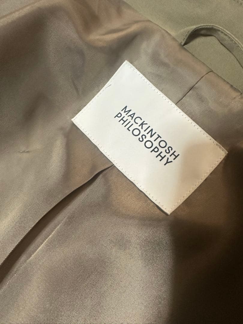 極美品Mackintosh Philosophy トレンチコート　サイズ38