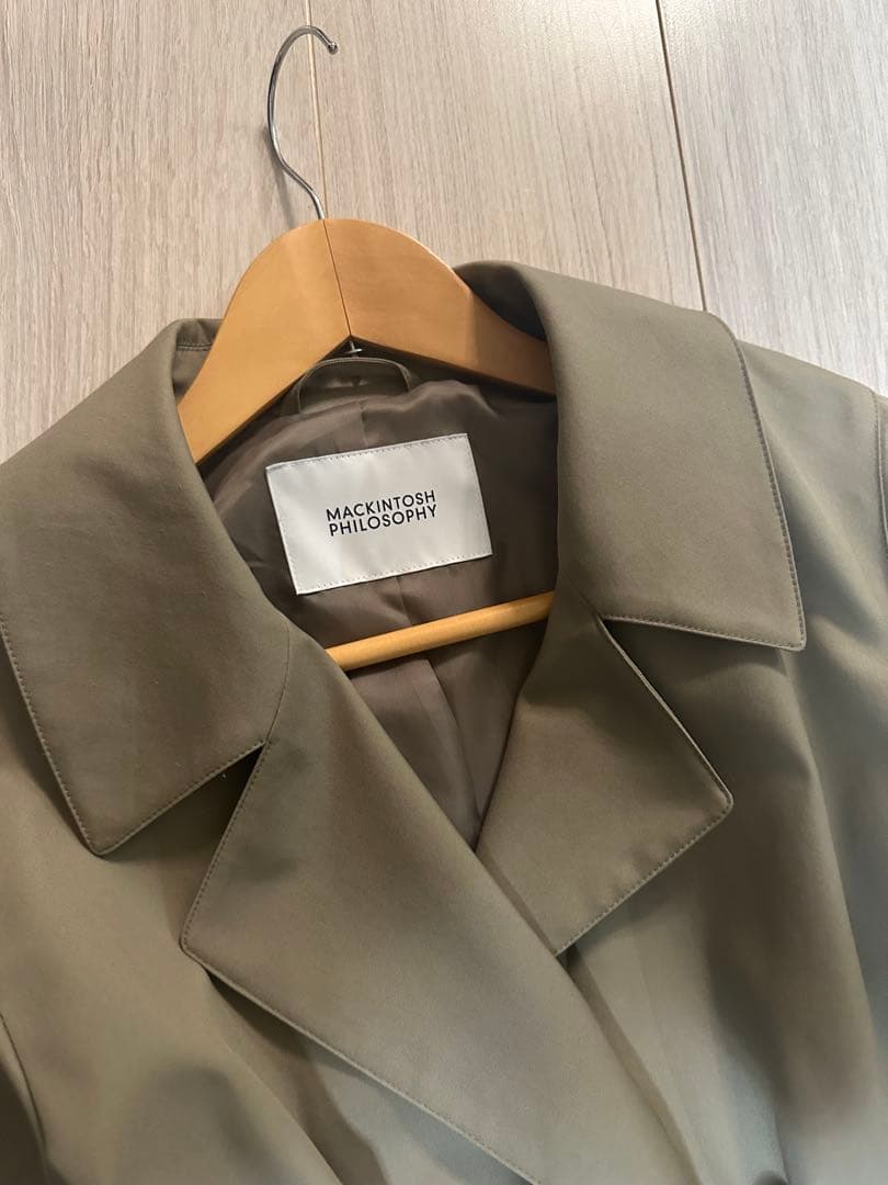 極美品Mackintosh Philosophy トレンチコート　サイズ38