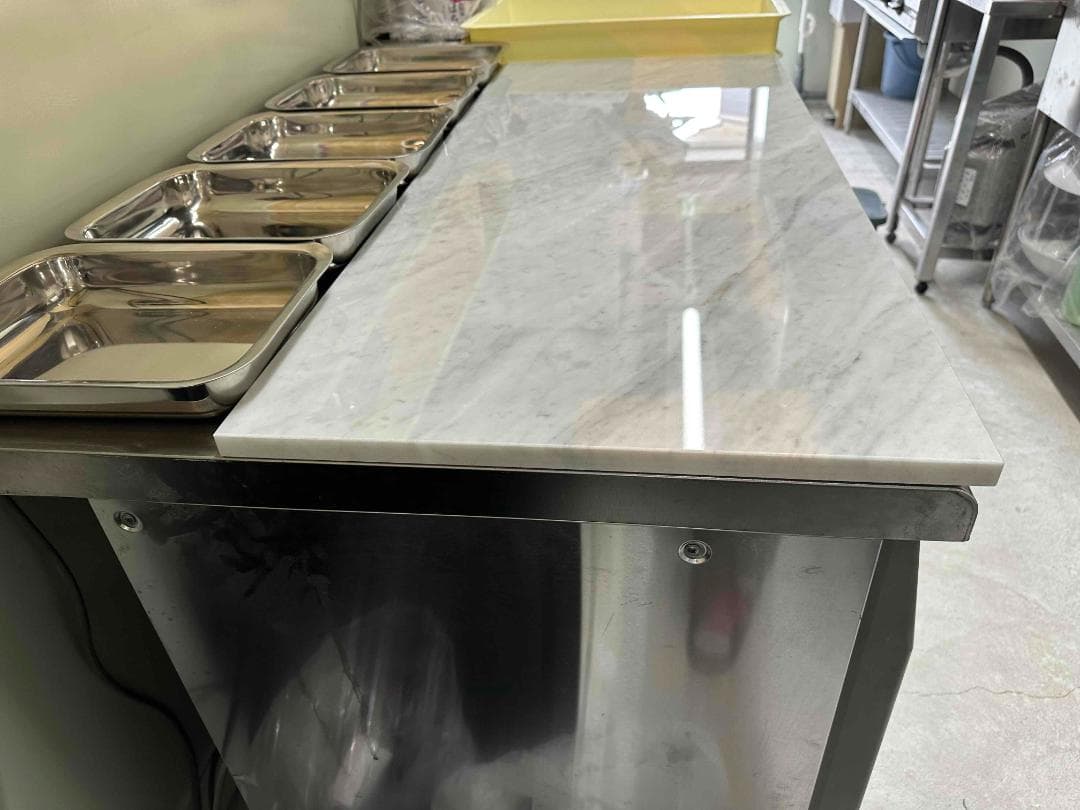 天然白大理石　のし台　600×350×30●　製菓台・こね台　●新品● 送料無料