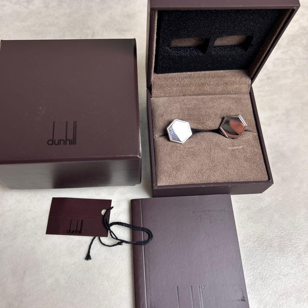 【未使用】 Alfred Dunhill ミラー カフス シルバー925