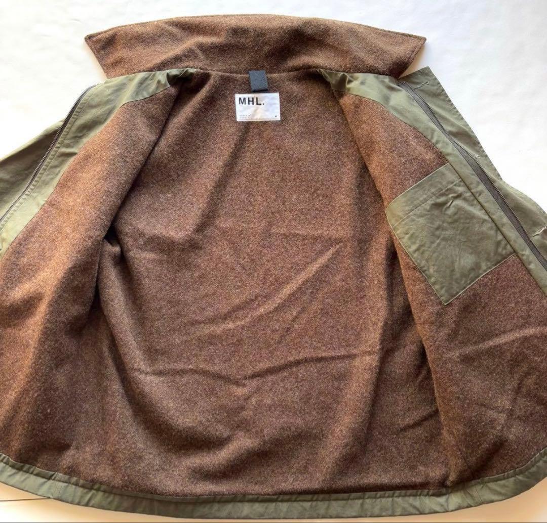 【美品】マーガレットハウエル コットンブルゾン ウールライナー M