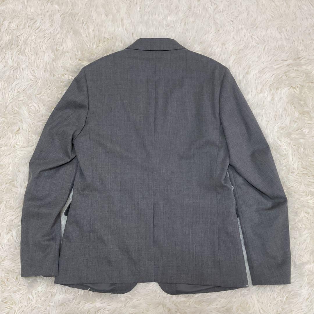 新品未使用♪UNIQLO ストレッチウールスリムジャケット グレー 44サイズ