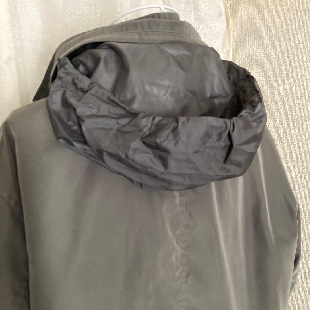 BURBERRY ライナー付コート　ノバチェック　3way フード　グレー系