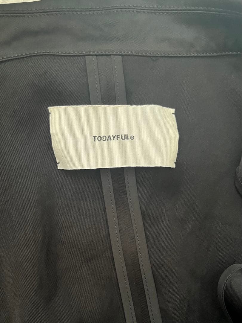 ジャケット・アウター TODAYFUL Satin Over Jacket BLK 36