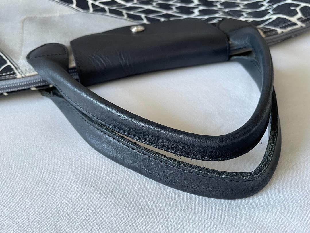 LONGCHAMP × Jeremy Scott ボストンバッグ タイヤプリント