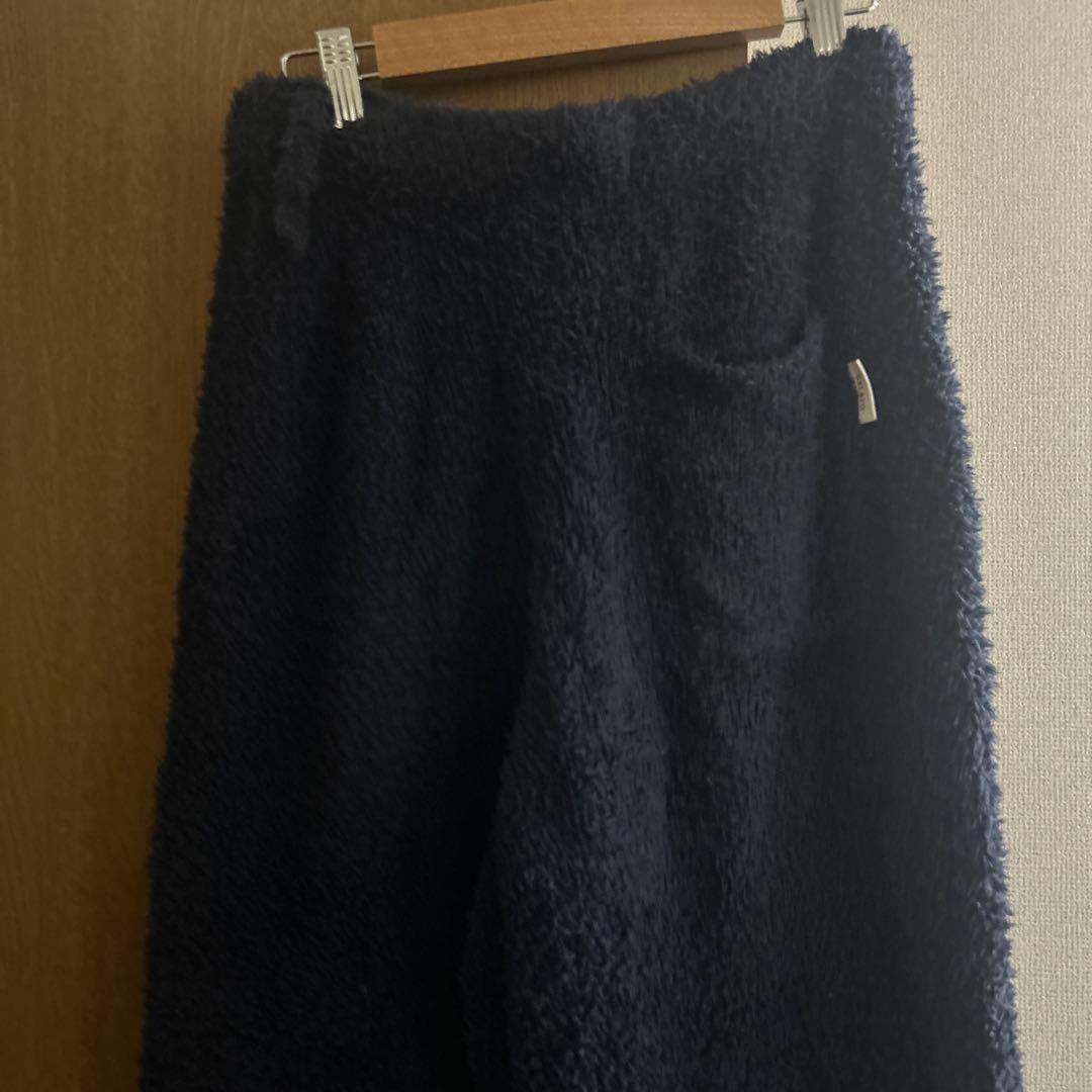 ジェラートピケ　テディベア刺繍ネイビーVネックルームウェア　セットアップ