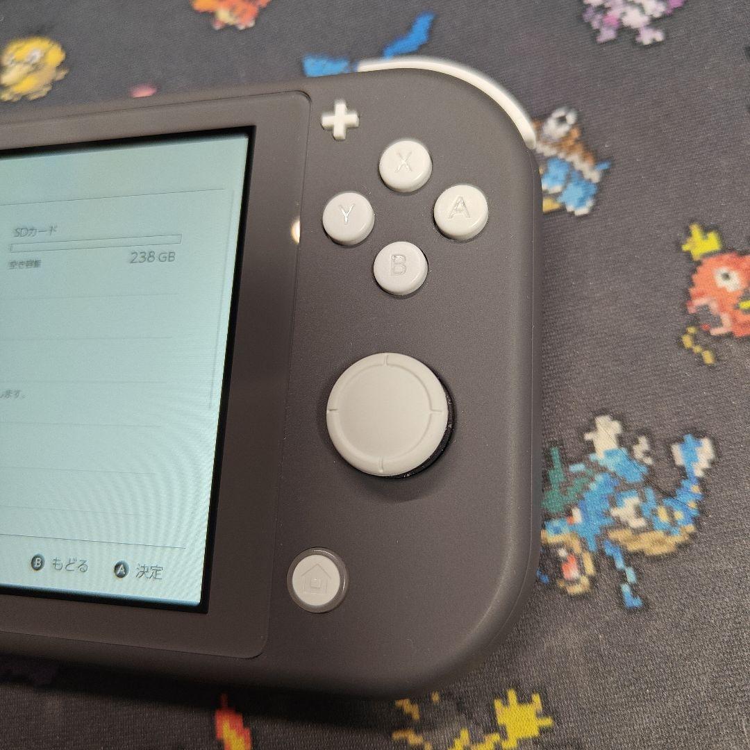 Nintendo Switch Lite (グレー) 本体 256GB SD付き