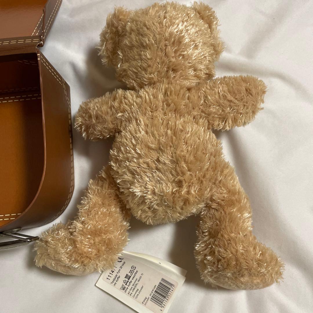 新品タグ付き　Steiff ぬいぐるみ ベージュ ケース付き
